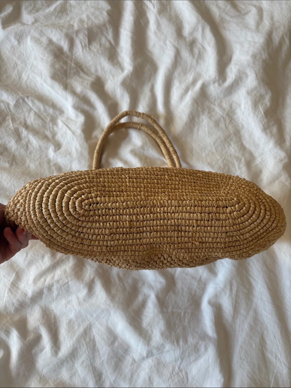 Mar Y Sol Raffia Tote Bag, Natural - Picture 6 of 8